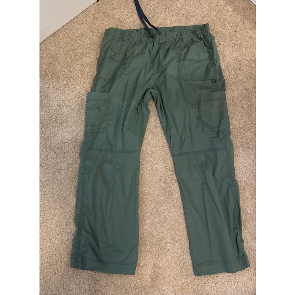 Dickies Olive Green Cargo Scrub Pants